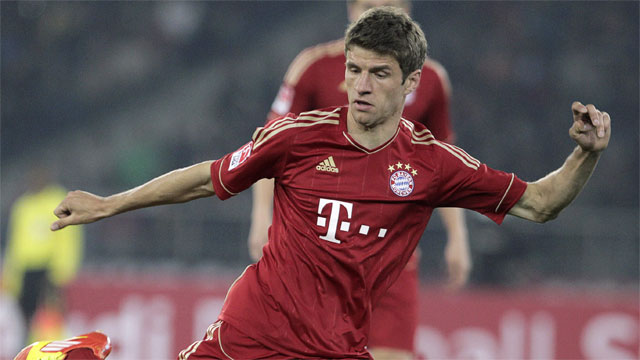 Bayern Munich’s leading scorer in the Champions League, Thomas Muller, will create the most problems for Barcelona. The German national’s versatility and ability to both create and score goals will be a nightmare for Barca’s banged up defence. (AP/Gurinder Osan)