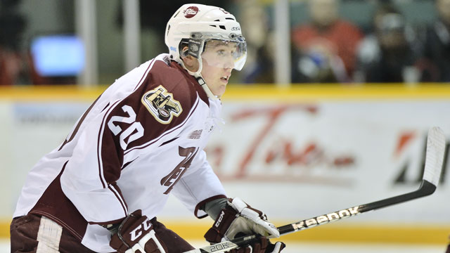 Forward Nick Ritchie of the Peterborough Petes. (Terry Wilson/OHL Images)
