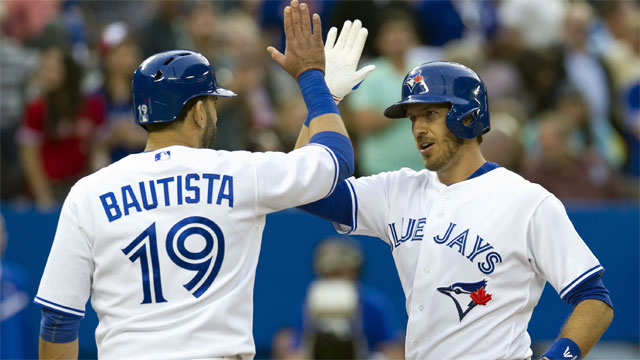 Jays’ bats explode again in win over Giants