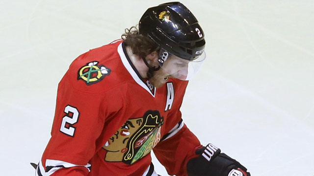Blackhawks defenceman Duncan Keith plays huge minutes and in all situations. The former Canadian Olympian is as composed and smooth with the puck as anybody in the league and is expected to play a big role should the cup goes back to Illinois. (AP/Charles Rex Arbogast)