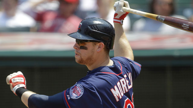 Justin Morneau is having a difficult season (and even more difficult month), but the Canadian would be a great piece to add to a contender as he is hungry to be on a winner again (AP/Mark Duncan)