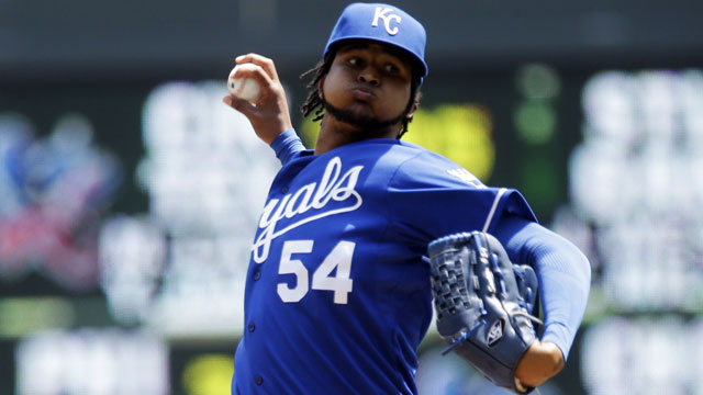 Ervin Santana looks like an alternative target for teams that fail to land Peavy, but the Royals are looking for major-league ready talent to pull the trigger on any deal for him (AP/Jim Mone)