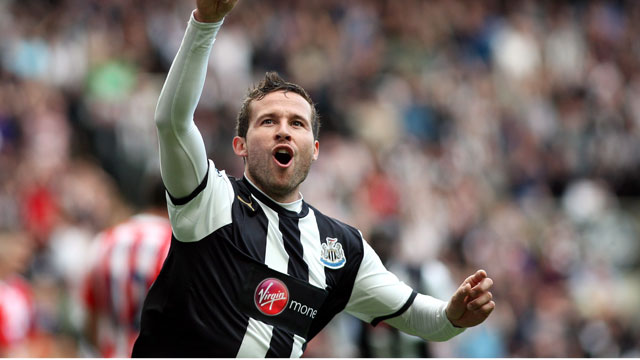 In the last 25 years so, the trend was for French players to leave France to go to England and play. Although midfielder Yohan Cabaye already did that, departing Lille for Newcastle United in the summer of 2011, he may soon be in for a return trip to his homeland. The sublime ball distributor and free kick specialist has been heavily targeted by Paris Saint-Germain all summer and that trend continues, even while Tottenham has also made their interest in the France international known. As the season dawns, he remains the captain of the Magpies, yet for how much longer is a burning question around England’s extreme northeast. One thing is for certain: When Cabaye is in the lineup, Newcastle is a much better club. (AP/Scott Heppell)