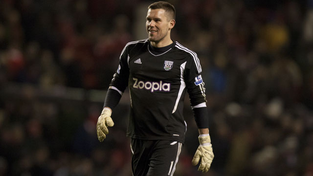 Was West Bromwich Albion a solid defensive club that made keeper Ben Foster look good, or did Ben Foster make the Baggies’ defence look solid? Whatever the answer, West Brom finished higher in the Premier League table than they have in 30 years last season, with Foster equaling the club record with 10 clean sheets in the process. The 30-year-old has six England caps and was named both the team’s players’ and supporters’ player of the year last year, resulting in a contract extension of a minimum three years. While the jury is out concerning Foster’s future with the Three Lions, there is no doubting how much he means to West Midlands club. (AP/Jon Super)