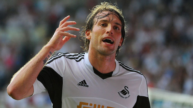 There were few bigger on-pitch stories from last year’s season than the emergence of Swansea City’s striker Michu as an elite scoring force in the Premier League. Responsible for about 40% of the Welsh club’s goals in 2012-13, the 27-year-old Spaniard arrived from Rayo Vallecano for a fee of only £2 million and helped lead them to a Europa League appearance as a result of a League Cup championship over cindarella Bradford City in February, 2013. His performances earned him a new four-year deal earlier this year and a chance at cracking the Spanish national team appears almost within his reach. Equally adept at playing striker and attacking midfield, Michu is superb at holding up the ball in narrow formations and is extremely difficult to contain in the air. (AP/Andy Lloyd)