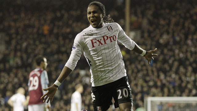 By all accounts, the Fulham faithful were expecting more goals when the south London club signed Hugo Rodallega away from Wigan in July, 2012. The 28-year-old Colombian international managed to find the back of the net only three times in 33 games for the Cottagers and the heat is on him to do more than that in 2013-14. Dimitar Berbatov was tremendous for Fulham last season and the club will look for the two forwards to find a meaningful partnership moving forward (AP/Sang Tan)