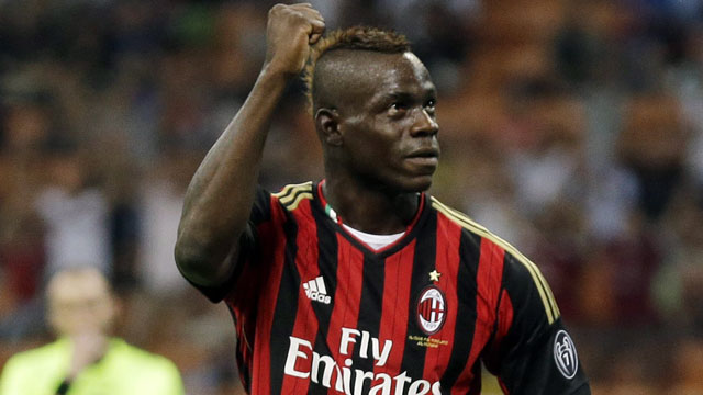 There’s never a dull moment when it comes to star striker Mario Balotelli, but the Italian international has been filling the net since arriving at AC Milan. A turbulent end to his time in England has turned into 14 goals in 16 games for the powerful and highly talented 23 year old (AP/Luca Bruno)