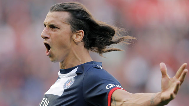 Zlatan Ibrahimovic is not showing his age as the powerful 31-year-old forward has an impressive strike rate of 31 goals in 39 appearances so far for Paris Saint-Germain. A world class finisher, the six-foot-five Swedish international is a load to handle anywhere in the box, especially since he also possesses a deft touch and tremendous instincts (AP/Christophe Ena)