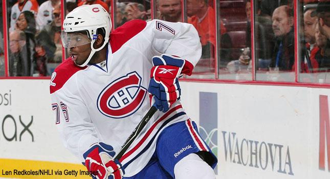 Ottawa Sens think Montreal Canadiens defenceman P.K. Subban's