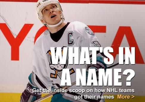 History of how NHL teams got their names