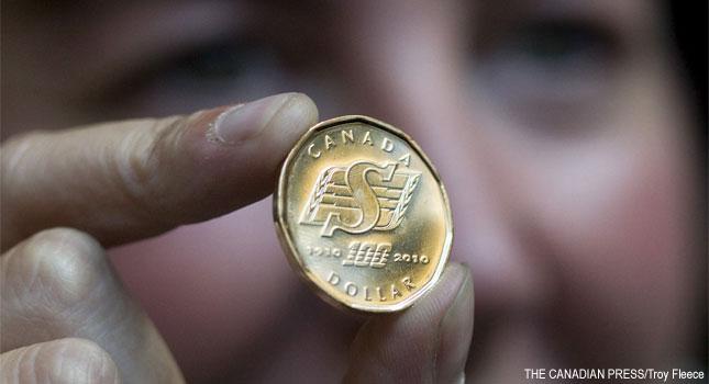 Riders fans loonie for 100th anniversary coin