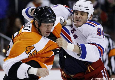 Philadelphia Flyers Dave The Hammer Schultz NHL Fight Video 