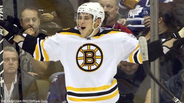 No. 2 draft pick Tyler Seguin takes to ice for Boston Bruins