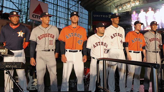 Houston Astros Alternate Uniform  Houston astros, Star logo, Astros  uniforms