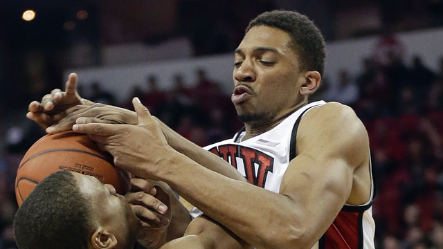 Khem Birch, a UNLV forward out of Montreal. (AP/Julie Jacobson)