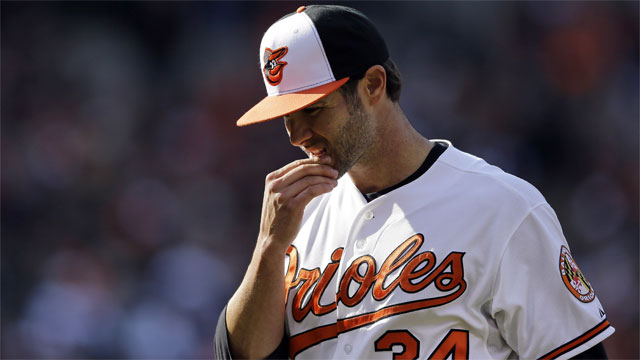 Orioles send struggling righty Arrieta to minors