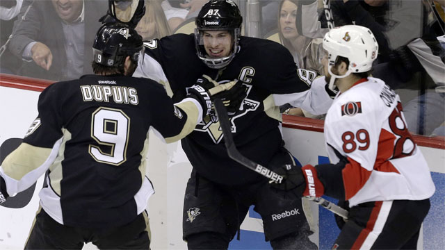 Reebok Sidney Crosby Pittsburgh Penguins Premier Jersey - Third
