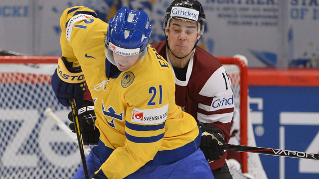 Loui Eriksson of the Dallas Stars has been very faithful for Sweden, and looks to lead Tre Kronor offensively. (AP/Anders Wiklund)