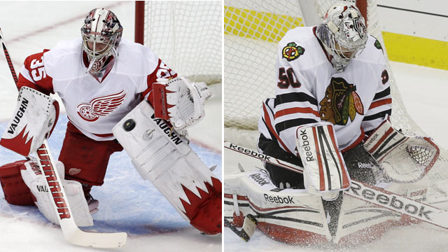 Goaltender Corey Crawford, who backstopped Chicago to two Stanley Cups,  retires
