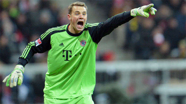Manuel Neuer played a huge role in Bayern's record-setting Bundesliga campaign, as Munich allowed a league-low 18 goals against. Neuer hasn't allowed a Champions League goal since a second-leg Round of 16 loss to Arsenal and will need to be on top of his game against Dortmund's dangerous counter attack. (AP/Kerstin Joensson)