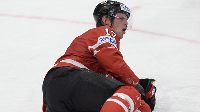 Eric Staal injured at World Championships 
