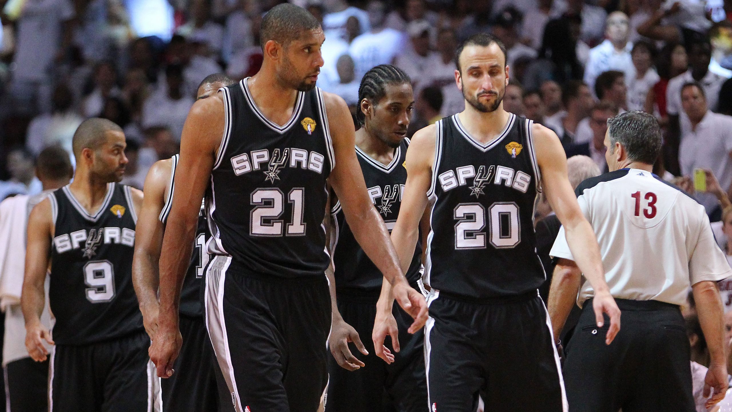 HD wallpaper: NBA, Tim Duncan, Miami Heat, San Antonio Spurs