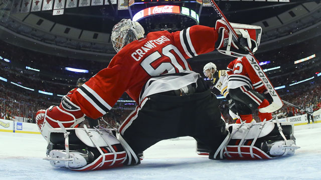 Chicago parts ways with Cup-winning goalie Corey Crawford