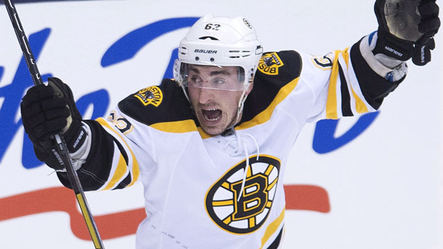 Bruins super pest Brad Marchand is always fun to watch and has been offensively productive as well.  It is never a dull moment when Boston’s No. 63 takes to the ice as his antics have driven opposing players crazy since he joined the league. (CP/Nathan Denette)