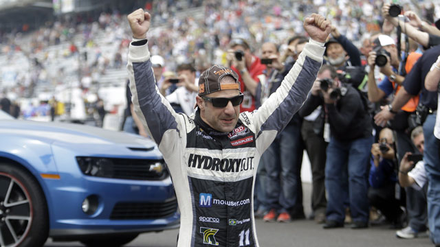KV Racing Technology driver Tony Kanaan from Brazil (AP/Tom Strattman)