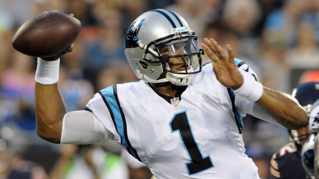 Cam Newton, the quarterback of the Carolina Panthers, averaged 20.22 fantasy points-per-game (AP/Mike McCarn)