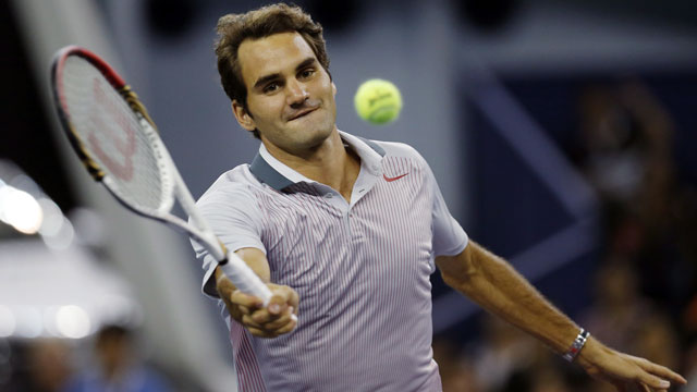 Federer cruises in first round at Swiss Indoors