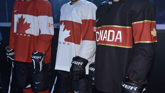 black team canada hockey jersey