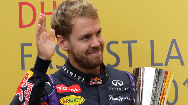 Sebastian Vettel wins third straight F1 world championship