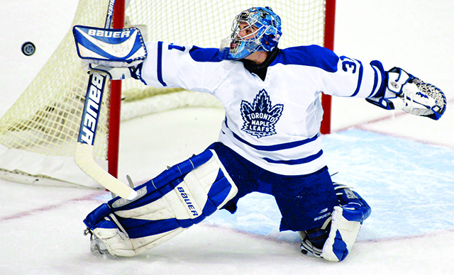 NHL Starter Toronto Maple Leafs Curtis Joseph Hockey Jersey, Size XL