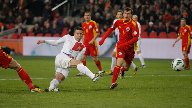 Robin van Persie – The Netherlands: The Netherlands were one goal away from winning its first World Cup in 2010, but couldn’t get one past the Spanish defence. Van Persie scored just one goal four years ago but has scored 121 since and will be counted on, if healthy, to lead the Dutch to glory. (Peter Dejong/AP)