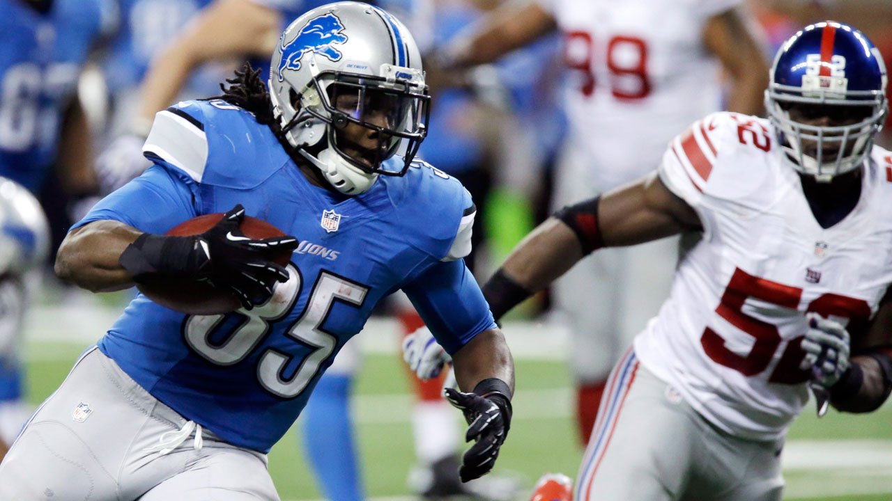 Detroit-Lions;-Joique-Bell;-NFL