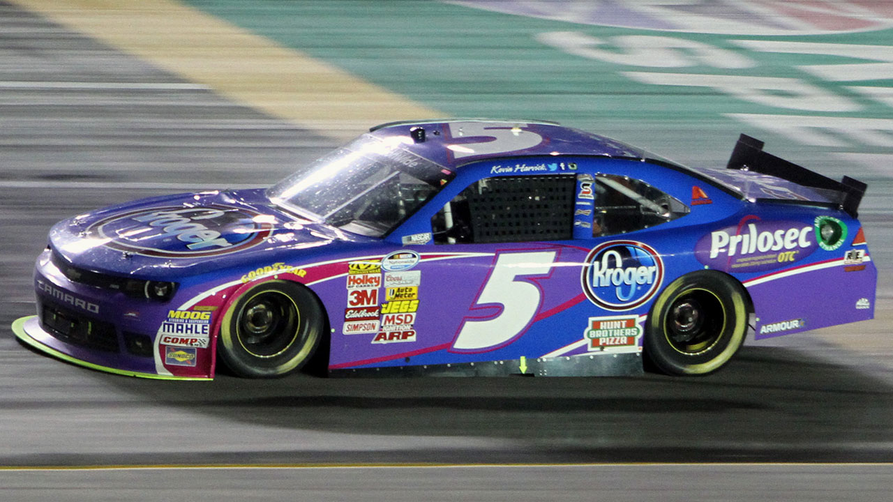 Harvick holds on to win Kentucky NNS race
