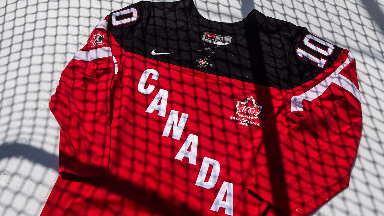 Hockey Canada and Nike unveil Team Canada jersey for 2014 Olympic