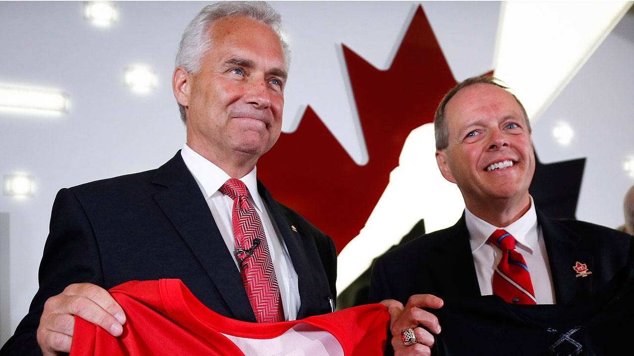 Hockey-Canada-CEO-Tom-Renney-(left).-(Jeff-McIntosh/CP)