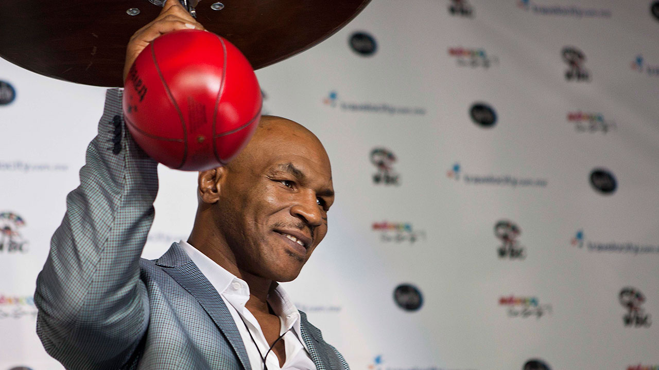 Former heavyweight champion Mike Tyson. (Christian Palma/AP)