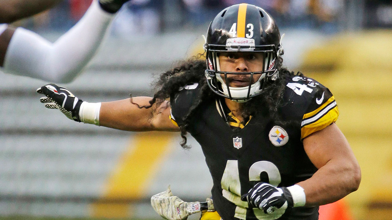 Troy-Polamalu;-Pittsburgh-Steelers