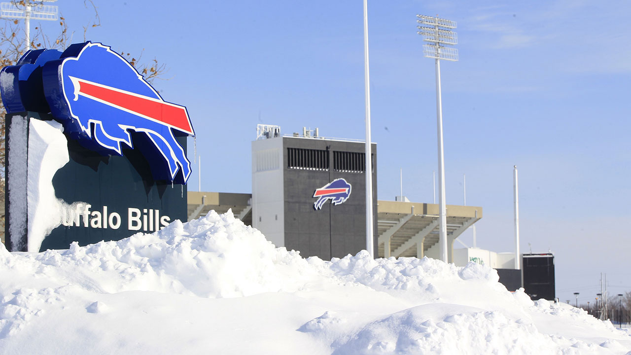 Video: Ralph Wilson Stadium Snow