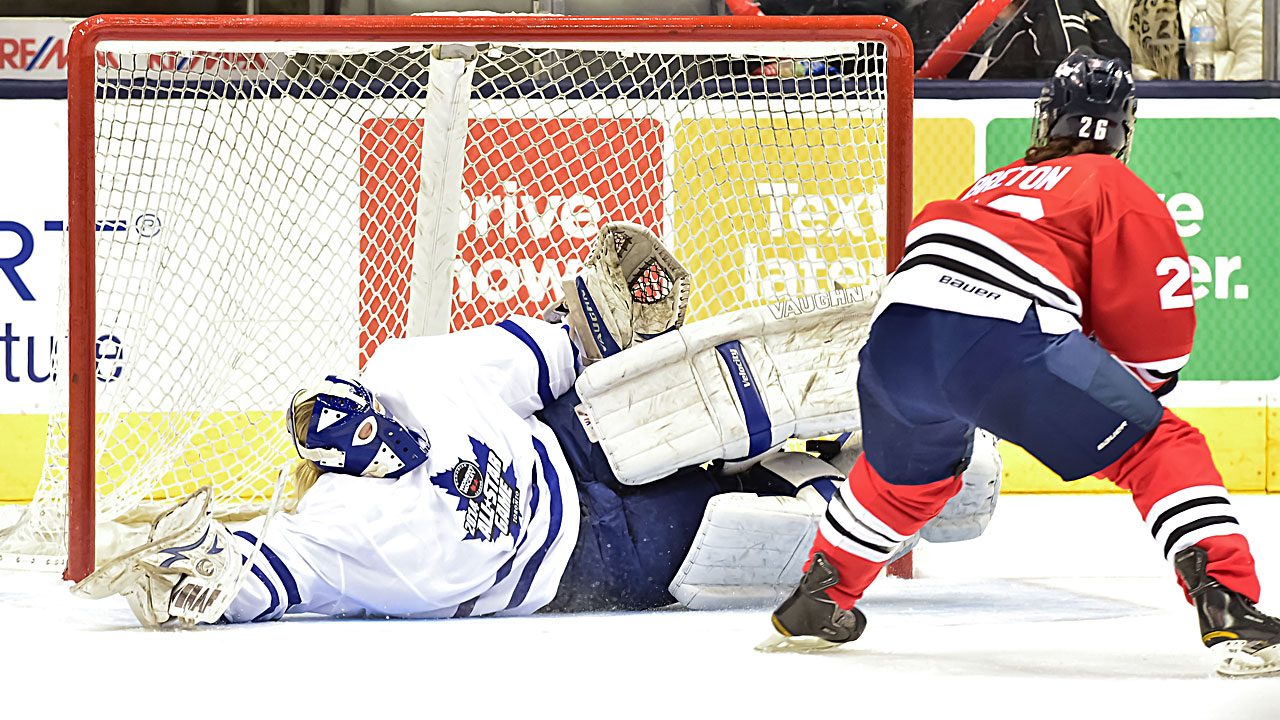 Canadian-Women's-Hockey-League;-Toronto;-Air-Canada-Centre;-All-Star-game