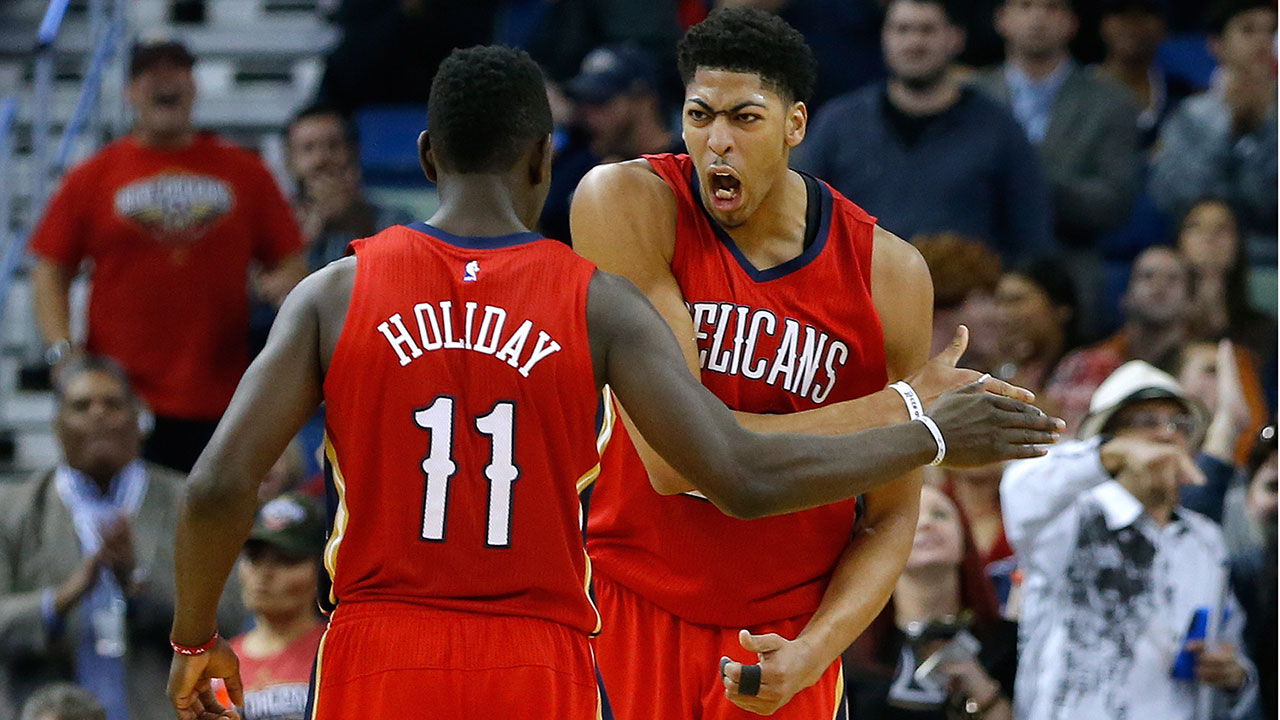 New-Orleans-Pelicans;-Anthony-Davis;-Jrue-Holiday
