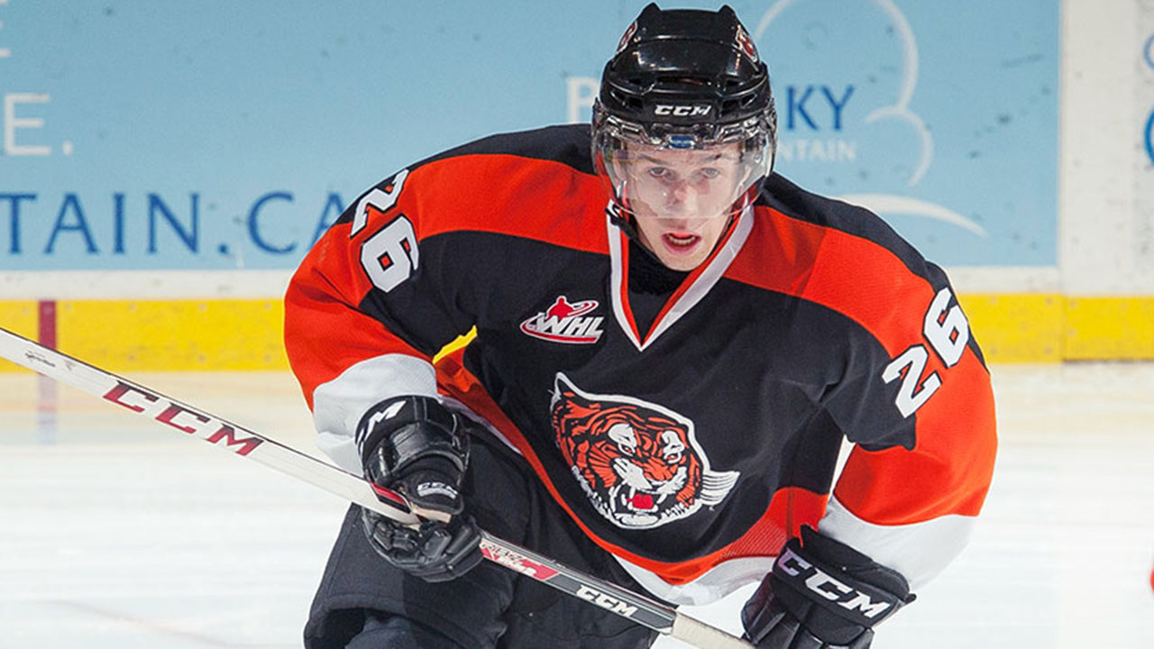 Cole-Sanford;-WHL;-Medicine-Hat-Tigers