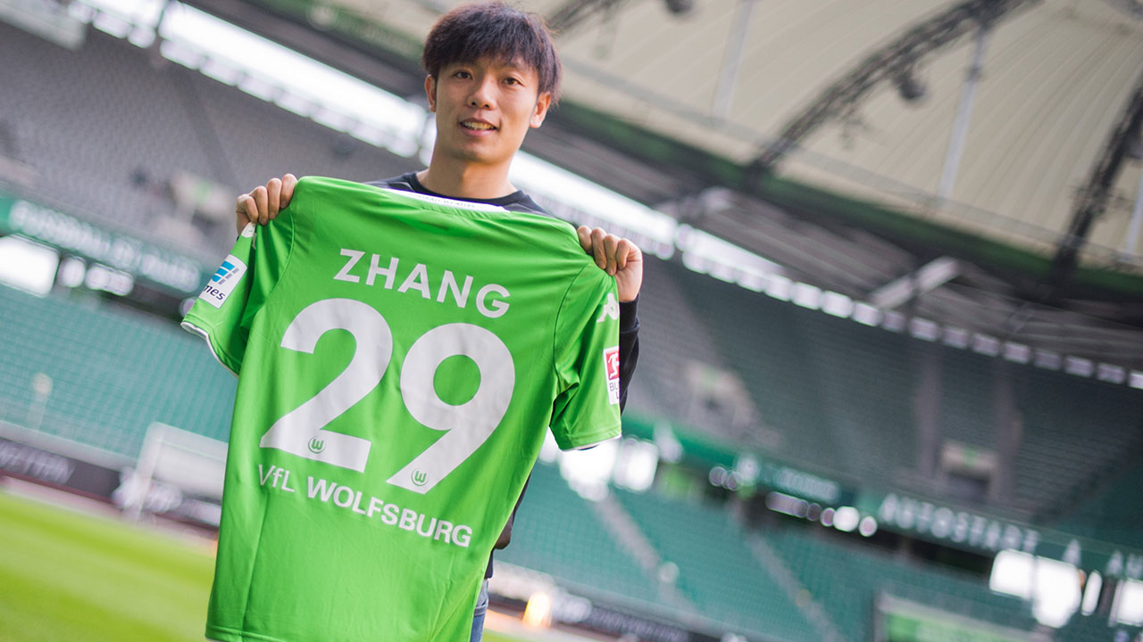 Wolfsburg;-Bundesliga;-Zhang-Xizhe