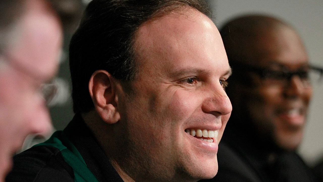 Former New York Jets general manager Mike Tannenbaum. (Julio Cortez/AP)