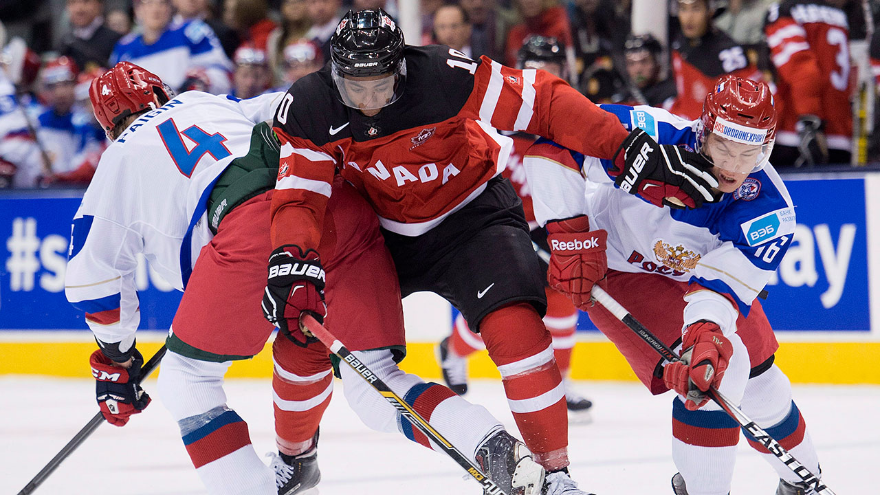 IIHF-Anthony-Duclair;-Canada;-Russia-World-Junior-Championships