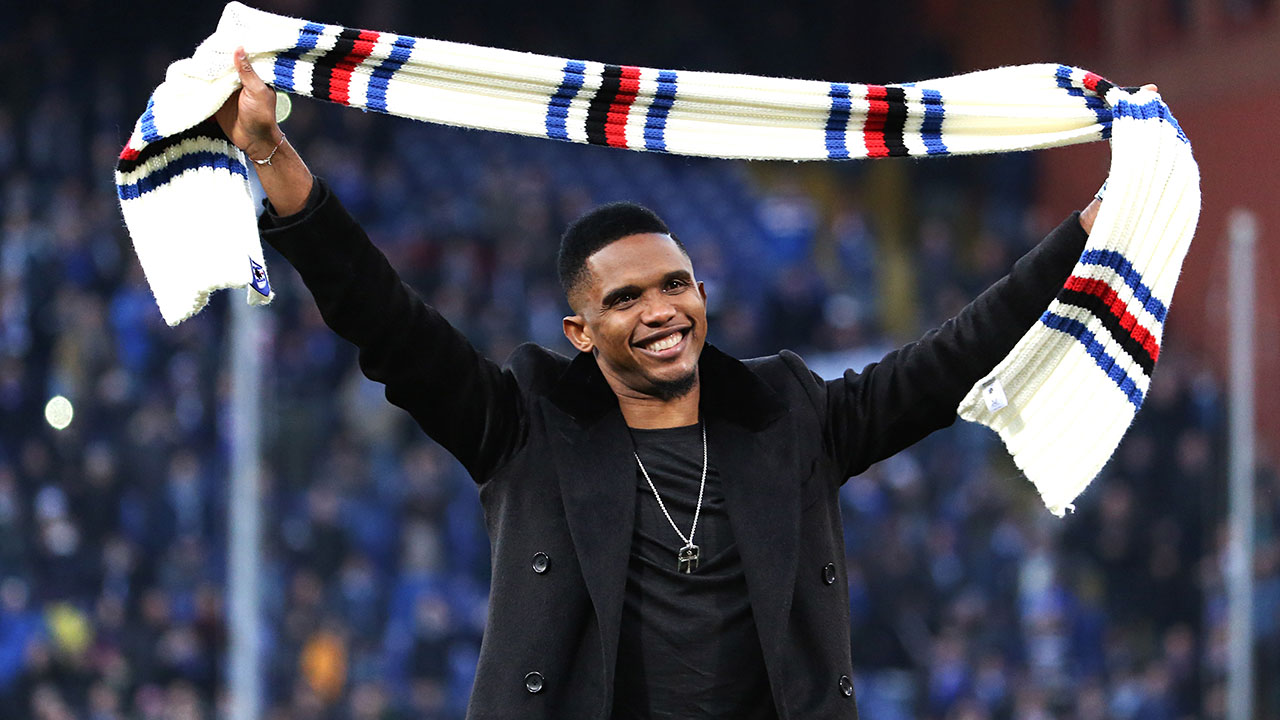 Samuel-Eto'o;-Sampdoria;-Serie-A