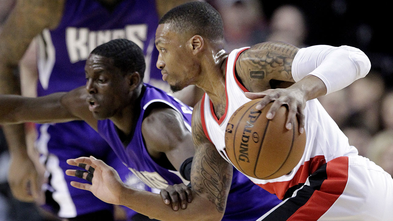 Damian-Lillard;-Portland-Trail-Blazers;-NBA